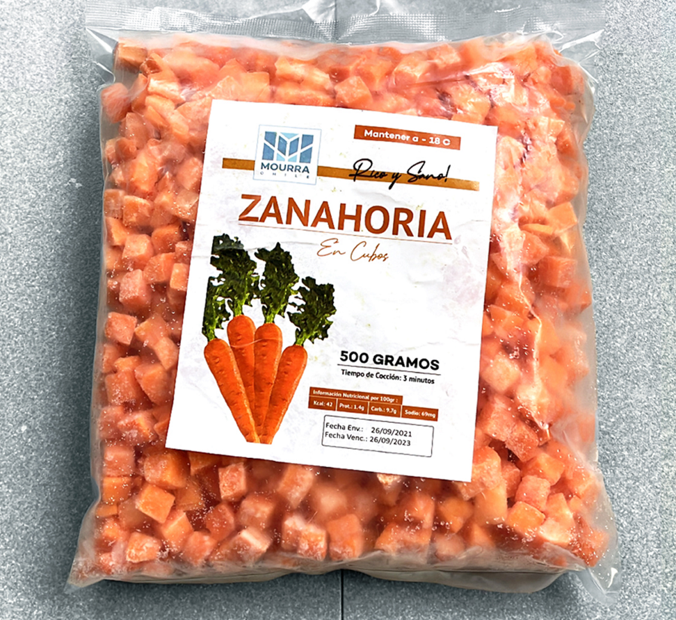 Zanahoria cubo 500gr