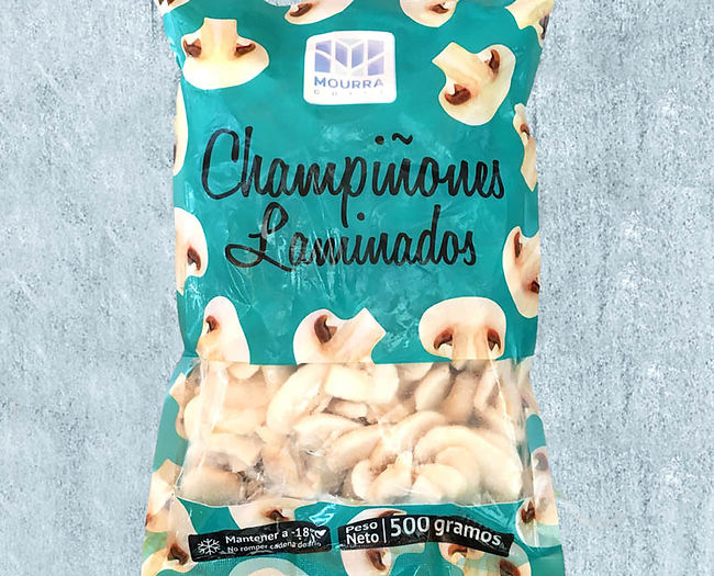 Champiñones laminados 500gr